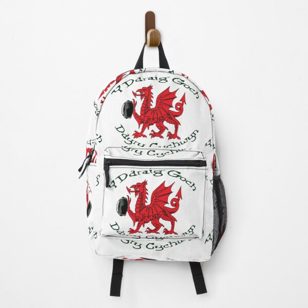 Item preview, The Red Dragon Inspires Action Welsh Rugby Supporter designed and sold by taiche.