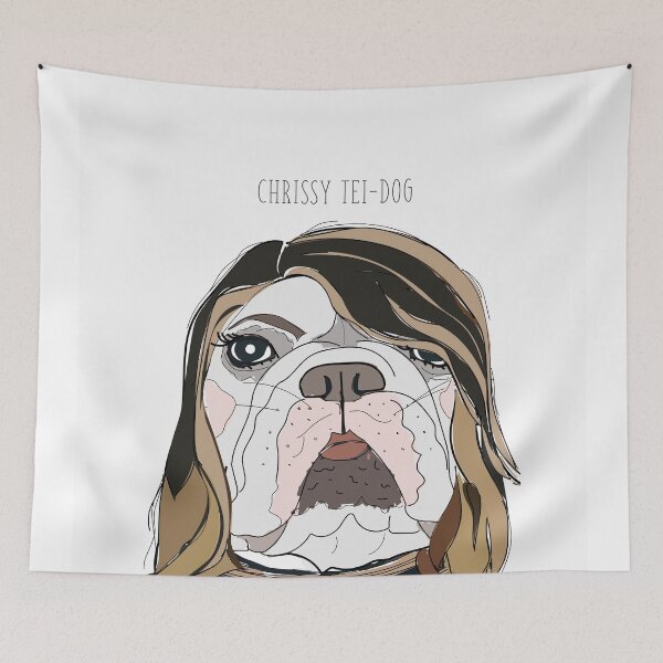 Item preview, Celebrity Dog-Chrissy Tei-Dog designed and sold by sketchandpaws.
