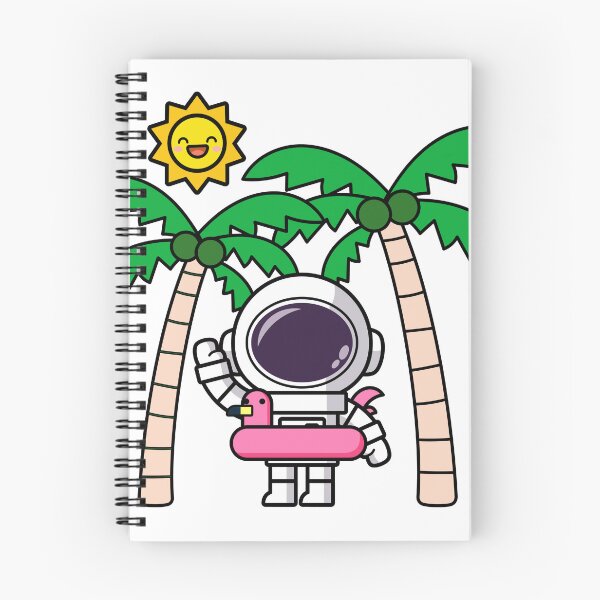Item preview, Summer Vacation Astronaut, Cute Space Explorer at Tropical Beach designed and sold by NoeySmiley55.