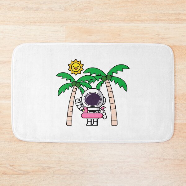 Item preview, Summer Vacation Astronaut, Cute Space Explorer at Tropical Beach designed and sold by NoeySmiley55.