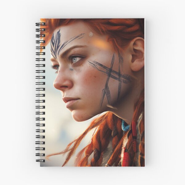 Item preview, Synthetic Huntress - Abstract Techno-Tribal Portrait designed and sold by AetherVibes.