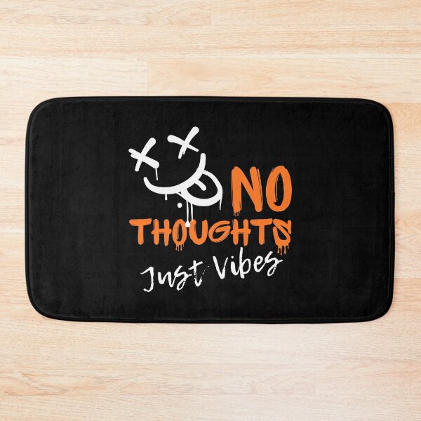 Item preview, No Thoughts Just Vibes | Orange Graffiti Face & Streetwear X Eyes designed and sold by JB-designstudio.