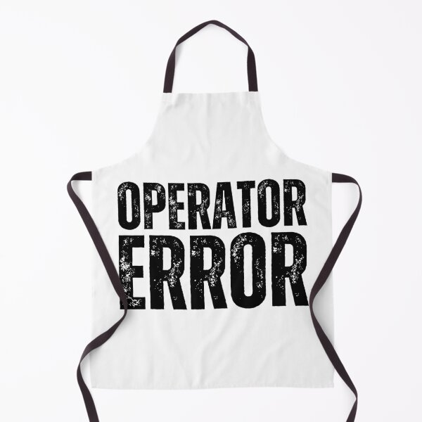 Item preview, Operator Error – Funny Tech Support Computer Humor Design for IT Pros, Coders & Gamers Distressed Black Font designed and sold by GFamilyC.