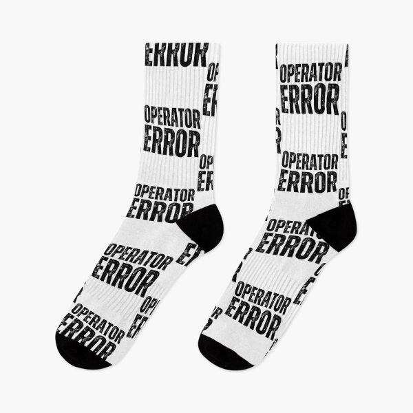 Item preview, Operator Error – Funny Tech Support Computer Humor Design for IT Pros, Coders & Gamers Distressed Black Font designed and sold by GFamilyC.