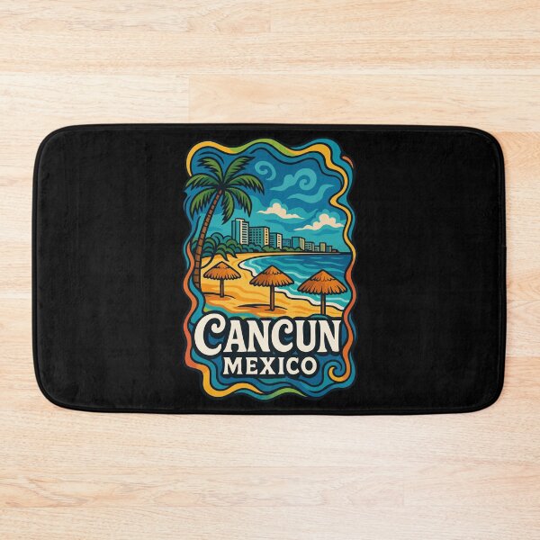 Item preview, Cancun Mexico Trippy Travel designed and sold by TomFrontierArt.