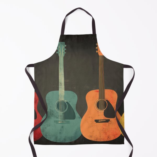 Item preview, Four colorful guitars in a row designed and sold by anytka.