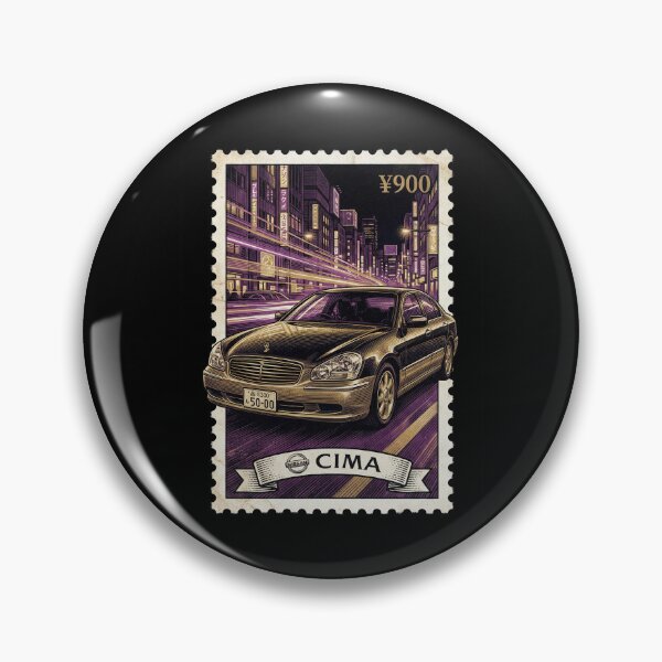 Item preview, Gold Luxury VIP Sedan Car City Night Stamp designed and sold by G350.