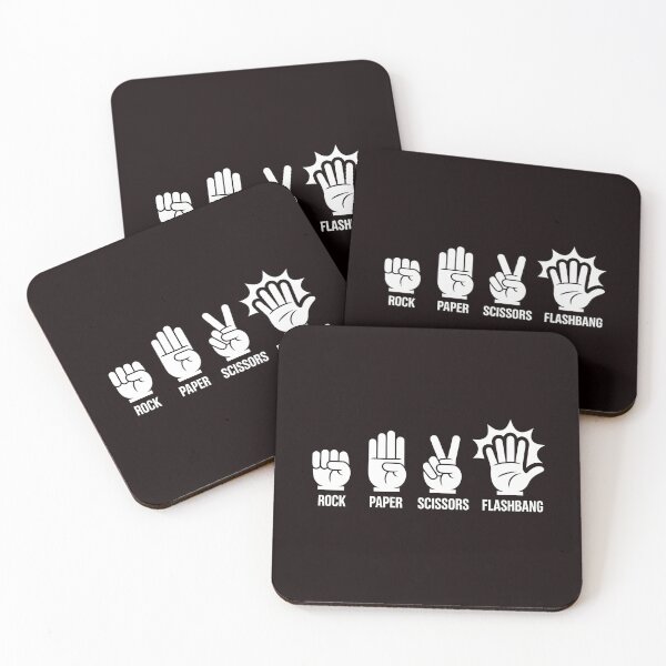 Item preview, Rock Paper Scissors Flashbang – Gamer Humor FPS Meme designed and sold by Redgiant87x.