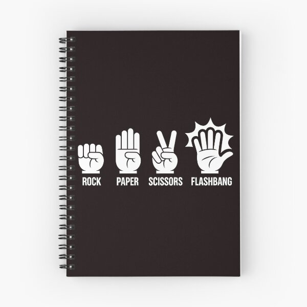 Item preview, Rock Paper Scissors Flashbang – Gamer Humor FPS Meme designed and sold by Redgiant87x.