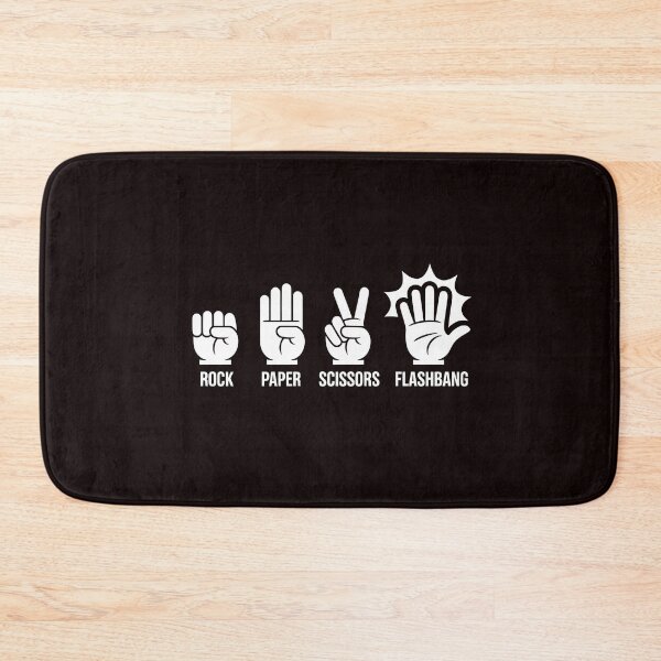 Item preview, Rock Paper Scissors Flashbang – Gamer Humor FPS Meme designed and sold by Redgiant87x.