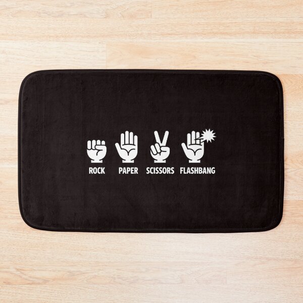 Item preview, Rock Paper Scissors Flashbang – Gaming Meme for FPS Fans designed and sold by Redgiant87x.