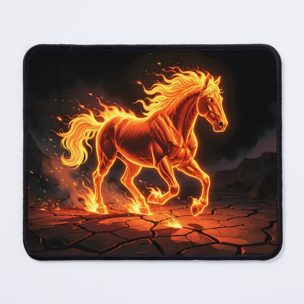 Item preview, Horse Surrounded by Fire Decorative Vibrant and Energetic designed and sold by Marcu Ioachim.