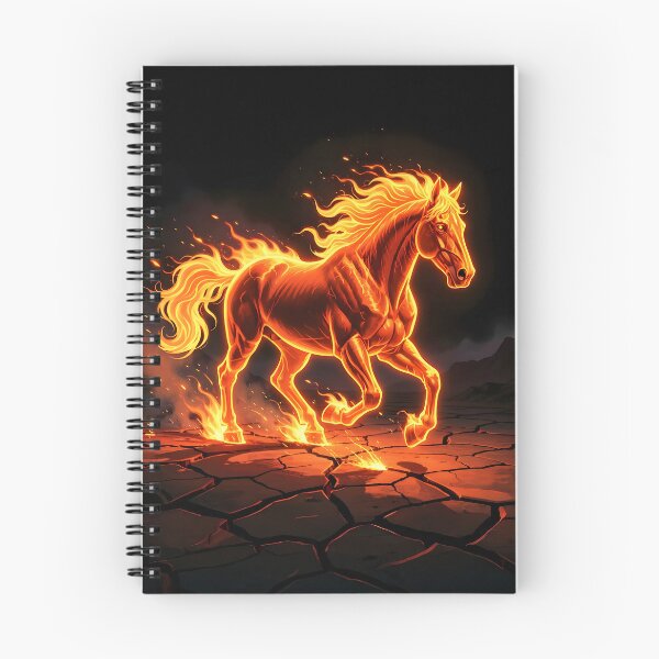 Item preview, Horse Surrounded by Fire Decorative Vibrant and Energetic designed and sold by Marcu Ioachim.