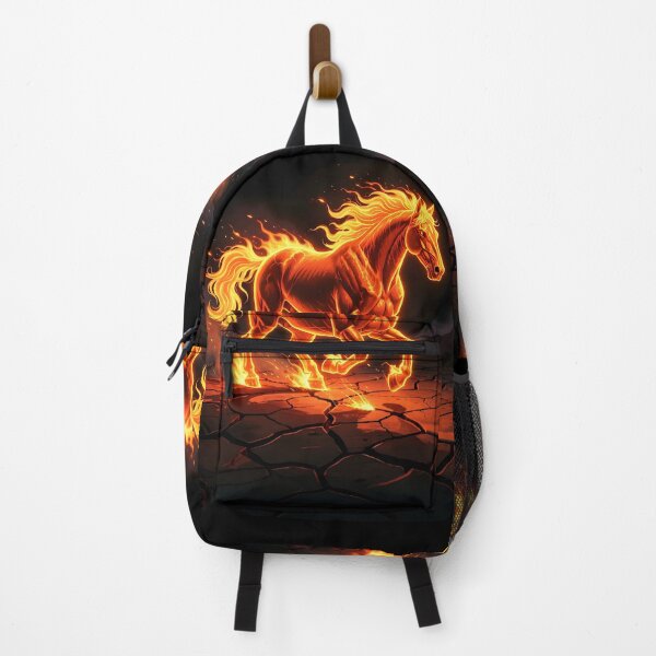 Item preview, Horse Surrounded by Fire Decorative Vibrant and Energetic designed and sold by Marcu Ioachim.