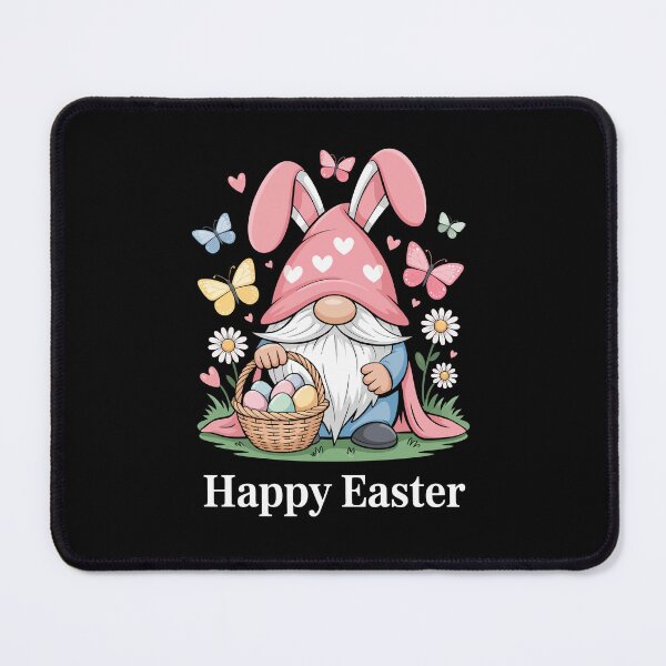 Item preview, Easter Gnome with Basket and Butterflies designed and sold by jkrphoto.