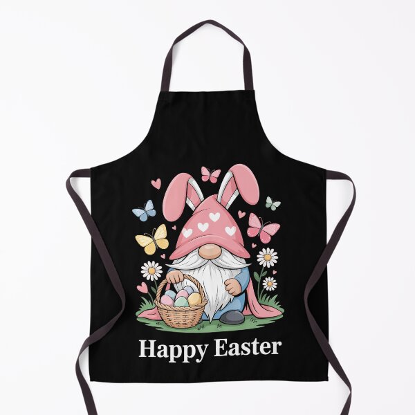 Item preview, Easter Gnome with Basket and Butterflies designed and sold by jkrphoto.