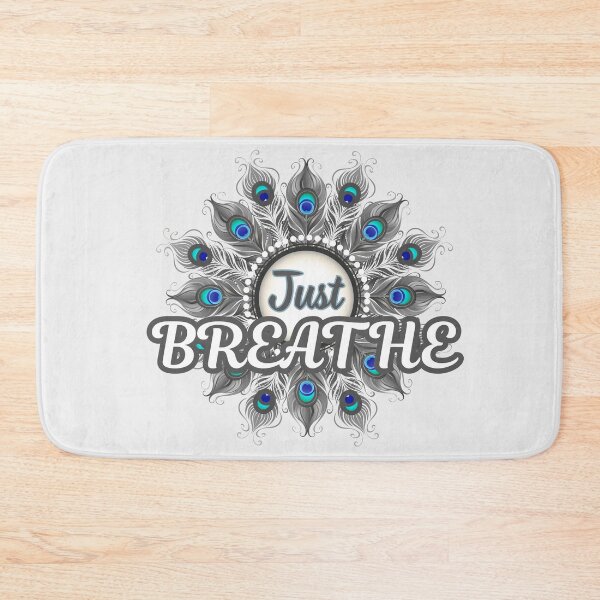 Item preview, BREATHE Simple Motivational Yoga Illustration. designed and sold by LariLoDesigns.