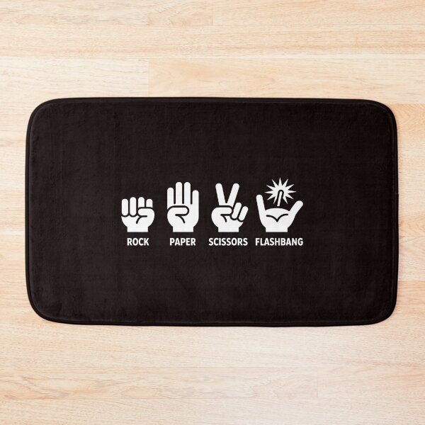 Item preview, Rock Paper Scissors Flashbang – Tactical Gamer Humor Design designed and sold by Redgiant87x.