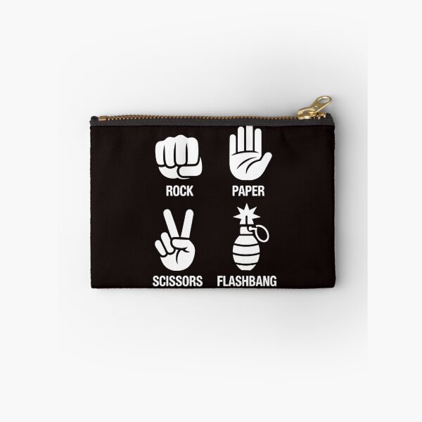 Item preview, Rock Paper Scissors Flashbang – FPS Gaming Meme Humor designed and sold by Redgiant87x.