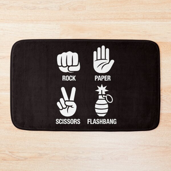 Item preview, Rock Paper Scissors Flashbang – FPS Gaming Meme Humor designed and sold by Redgiant87x.