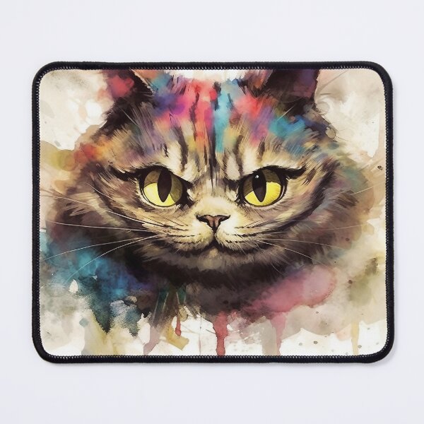 Item preview, Vanishing Grin - Abstract Cheshire Cat Art designed and sold by AetherVibes.