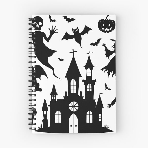 Item preview, Spooky Whimsy Halloween Illustration Collection Black Ghost Pumpkin designed and sold by ART ATTACK ZONE.