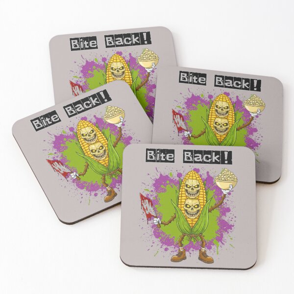 Item preview, Evil Corn - Vintage Monster Cartoon Style designed and sold by MBBialyPiksel.