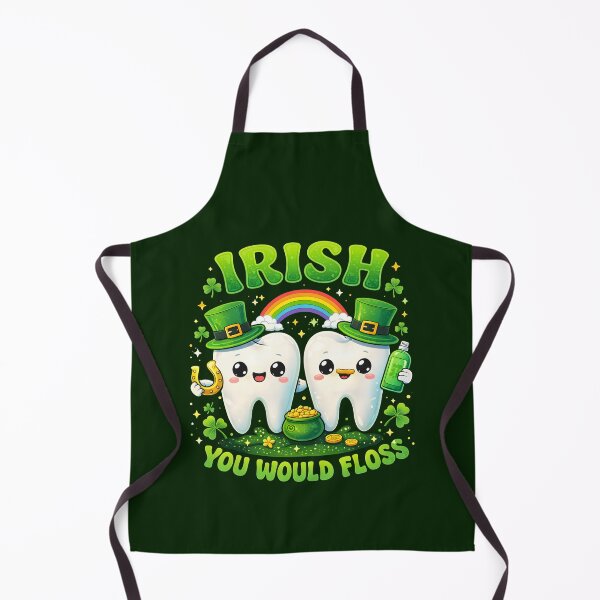 Item preview, Irish You Would Floss St. Patrick’s Day Dental Humor designed and sold by Imaginarium Design.