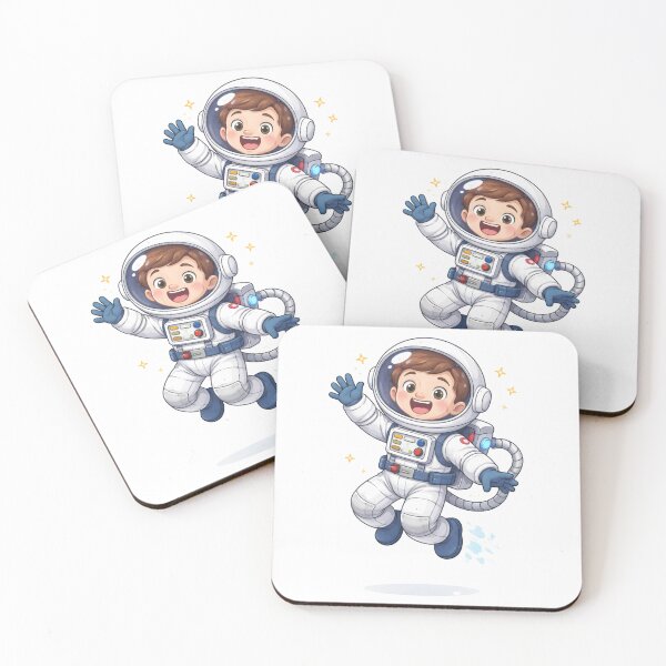 Item preview, Happy Cartoon Astronaut Floating designed and sold by PriyankaSonara.