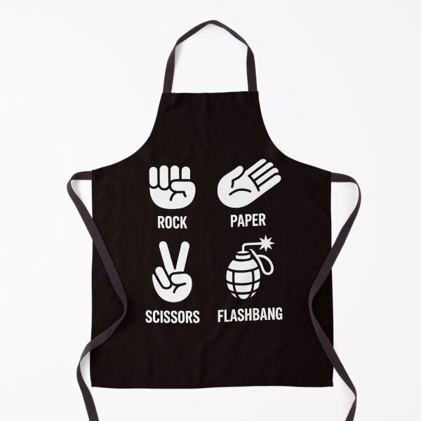 Item preview, Rock Paper Scissors Flashbang – Funny Gamer Humor Quote designed and sold by Redgiant87x.