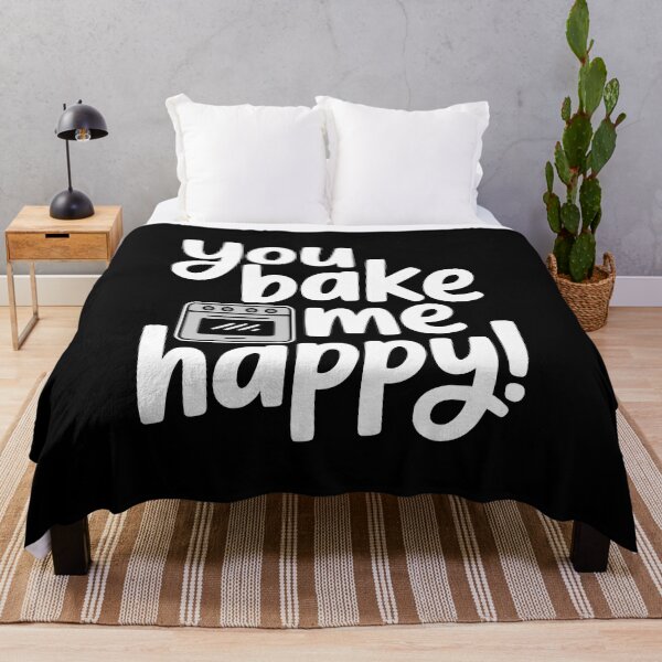 Item preview, You Bake Me Happy! Cute Baking Pun designed and sold by PMCreative.