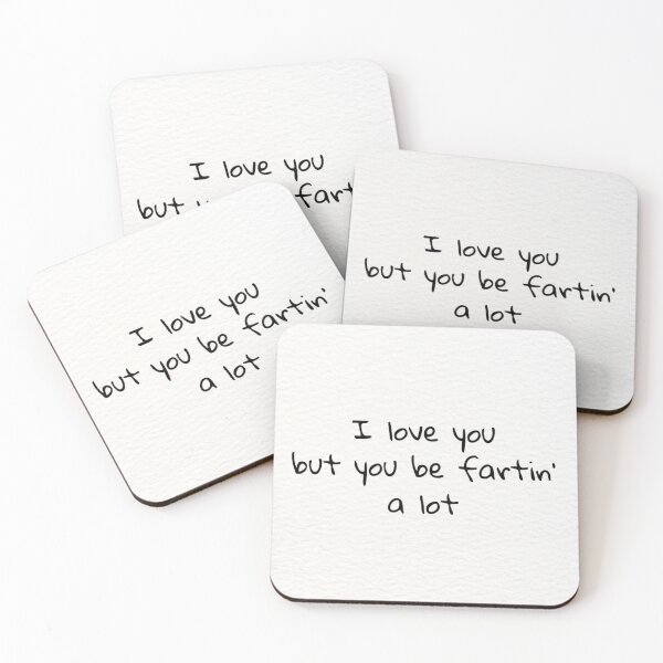 Item preview, Funny Farting Love Quote for Couples designed and sold by deadpanlove.