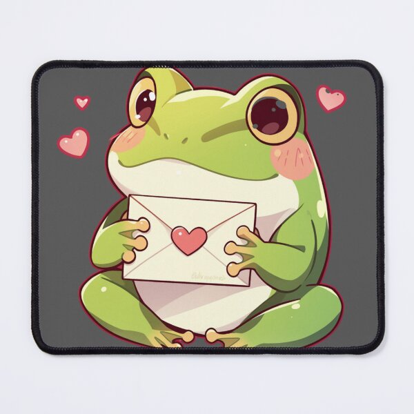 Item preview, Frog with love letter designed and sold by MendaciousMina.