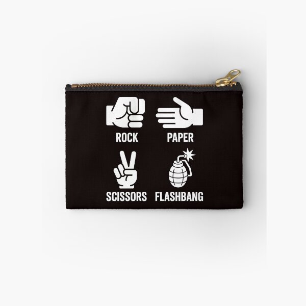 Item preview, Rock Paper Scissors Flashbang – Chaotic FPS Gamer Joke Design designed and sold by Redgiant87x.