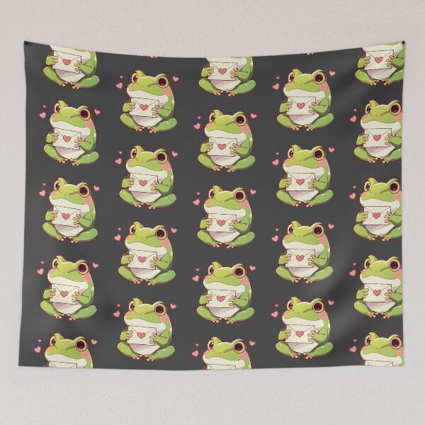Item preview, Frog with love letter designed and sold by MendaciousMina.