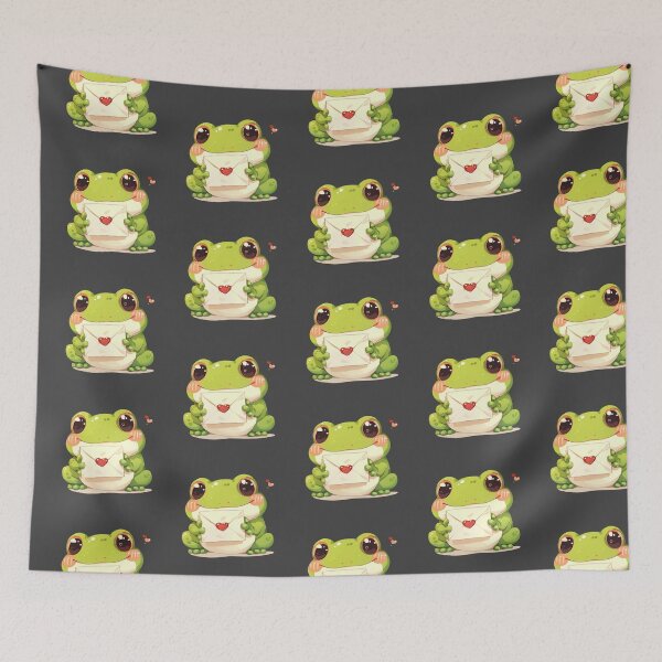 Item preview, Frog with love letter designed and sold by MendaciousMina.