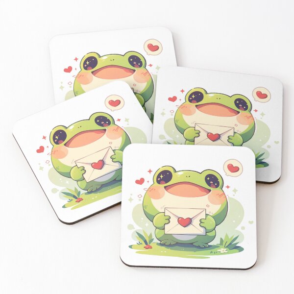 Item preview, Frog with love letter designed and sold by MendaciousMina.