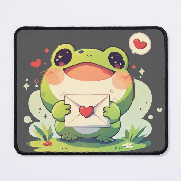 Item preview, Frog with love letter designed and sold by MendaciousMina.
