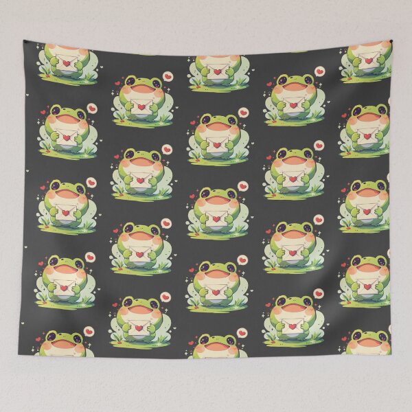 Item preview, Frog with love letter designed and sold by MendaciousMina.