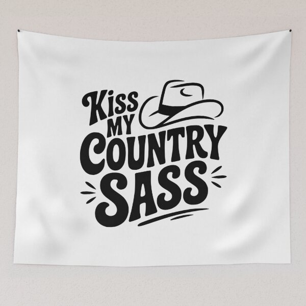 Item preview, Kiss My Country Sass designed and sold by Frank Ring.