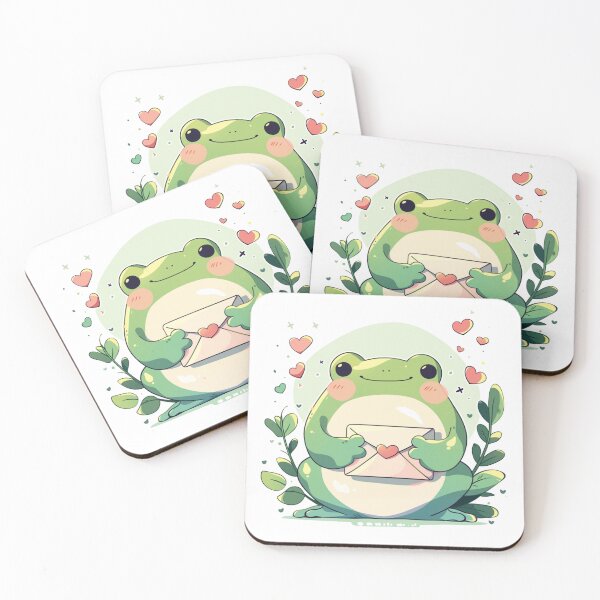 Item preview, Frog with love letter designed and sold by MendaciousMina.