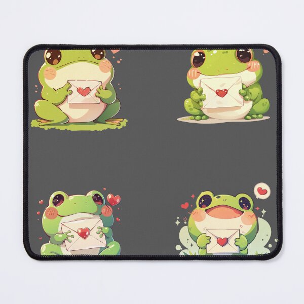 Item preview, Mini Frogs with love letters sticker pack designed and sold by MendaciousMina.