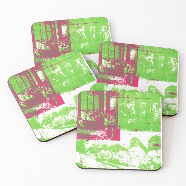 Item preview, Screenprint of penguins and people  designed and sold by MainprizeDesign.