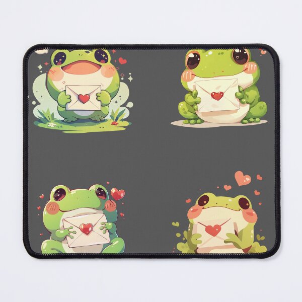 Item preview, Mini Frogs with love letters sticker pack designed and sold by MendaciousMina.