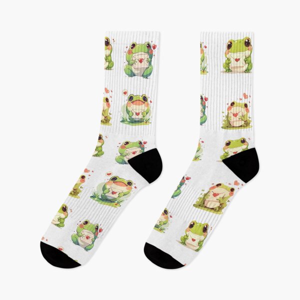 Item preview, Mini Frogs with love letters sticker pack designed and sold by MendaciousMina.