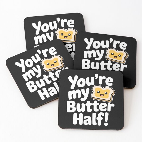 Item preview, You’re My Butter Half! Cute Butter Pun designed and sold by PMCreative.