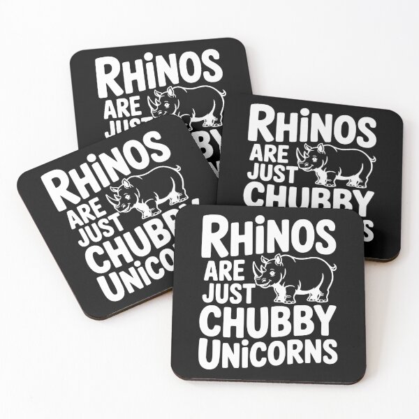 Item preview, Rhinos Are Just Chubby Unicorns designed and sold by Frank Ring.