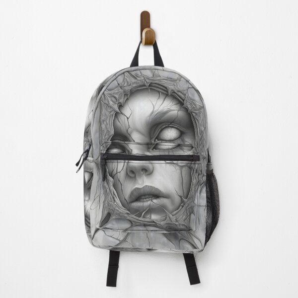 Item preview, Surreal Cracked Horror Face  designed and sold by Shoot-The-Moon.