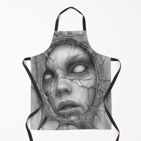 Item preview, Surreal Cracked Horror Face  designed and sold by Shoot-The-Moon.