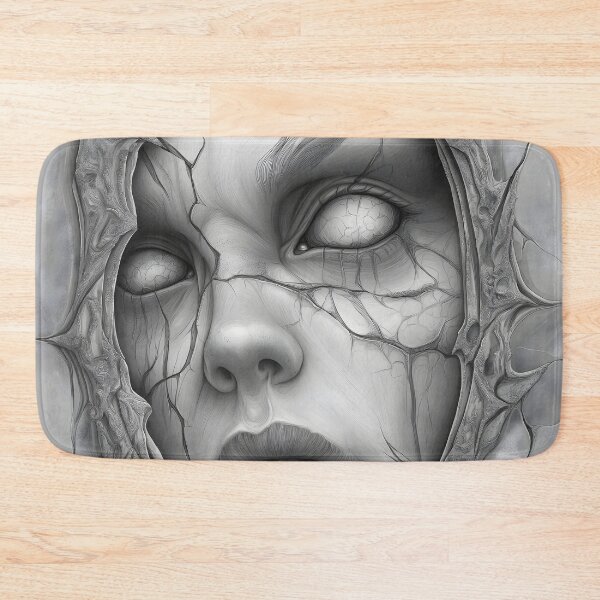 Item preview, Surreal Cracked Horror Face  designed and sold by Shoot-The-Moon.
